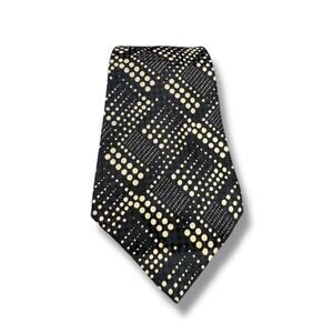 VINTAGE  Balmain Geometric Black Tie